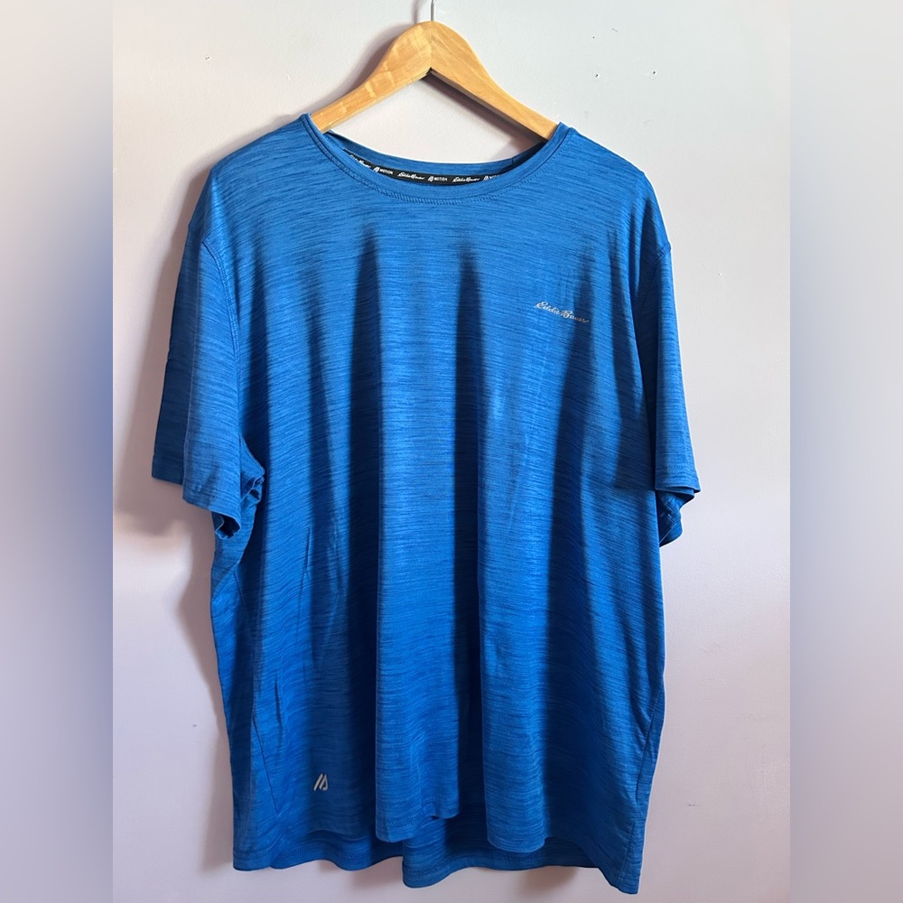 Eddie Bauer Shirt Blue Performance T-Shirt Size 3XL